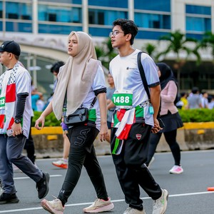 Race photo from WALK FOR PALESTINE