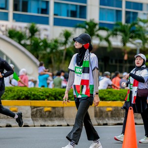 Race photo from WALK FOR PALESTINE