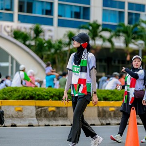 Race photo from WALK FOR PALESTINE