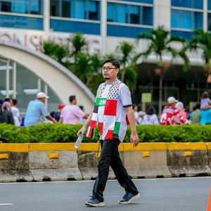 Race photo from WALK FOR PALESTINE