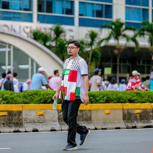 Race photo from WALK FOR PALESTINE