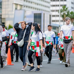 Race photo from WALK FOR PALESTINE