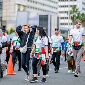 Race photo from WALK FOR PALESTINE