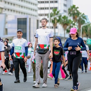 Race photo from WALK FOR PALESTINE