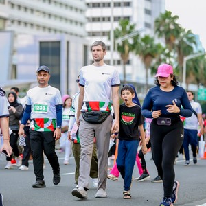 Race photo from WALK FOR PALESTINE