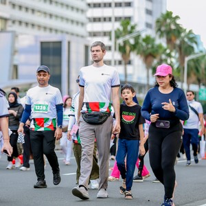 Race photo from WALK FOR PALESTINE