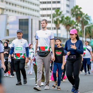 Race photo from WALK FOR PALESTINE