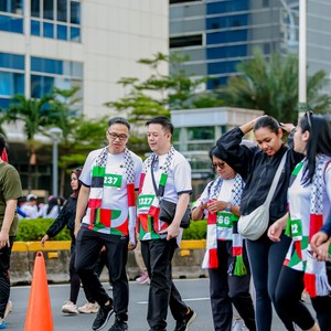 Race photo from WALK FOR PALESTINE
