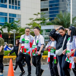 Race photo from WALK FOR PALESTINE