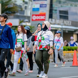 Race photo from WALK FOR PALESTINE