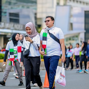 Race photo from WALK FOR PALESTINE