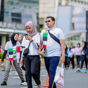 Race photo from WALK FOR PALESTINE