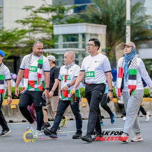 Race photo from WALK FOR PALESTINE