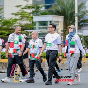 Race photo from WALK FOR PALESTINE