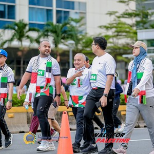 Race photo from WALK FOR PALESTINE