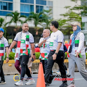 Race photo from WALK FOR PALESTINE