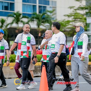 Race photo from WALK FOR PALESTINE