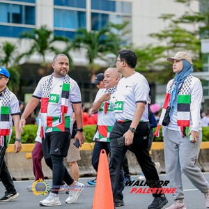 Race photo from WALK FOR PALESTINE