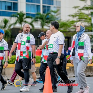 Race photo from WALK FOR PALESTINE