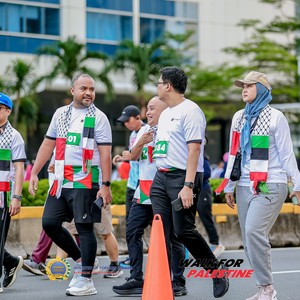 Race photo from WALK FOR PALESTINE