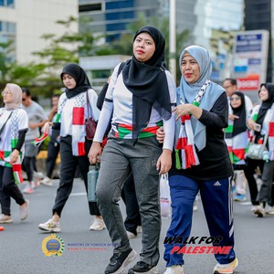 Race photo from WALK FOR PALESTINE