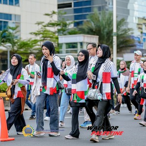 Race photo from WALK FOR PALESTINE