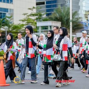 Race photo from WALK FOR PALESTINE