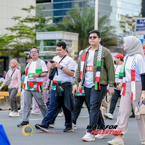 Race photo from WALK FOR PALESTINE