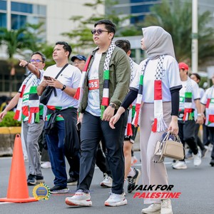 Race photo from WALK FOR PALESTINE