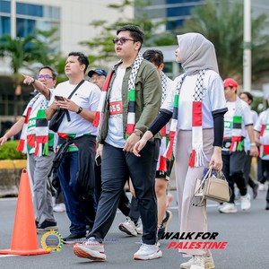 Race photo from WALK FOR PALESTINE