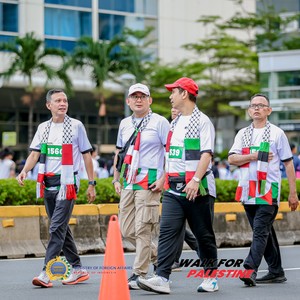 Race photo from WALK FOR PALESTINE
