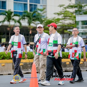 Race photo from WALK FOR PALESTINE