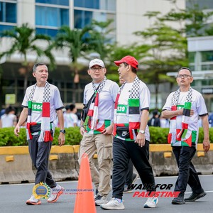 Race photo from WALK FOR PALESTINE