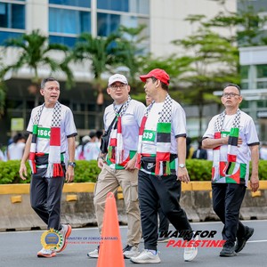 Race photo from WALK FOR PALESTINE
