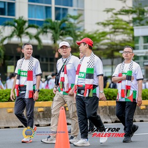 Race photo from WALK FOR PALESTINE