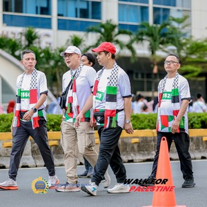 Race photo from WALK FOR PALESTINE