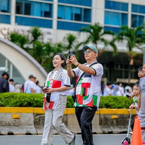 Race photo from WALK FOR PALESTINE