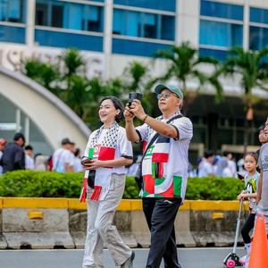 Race photo from WALK FOR PALESTINE