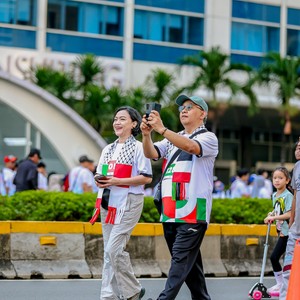 Race photo from WALK FOR PALESTINE
