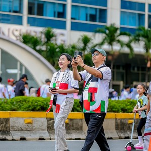 Race photo from WALK FOR PALESTINE