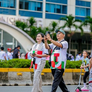 Race photo from WALK FOR PALESTINE