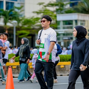 Race photo from WALK FOR PALESTINE