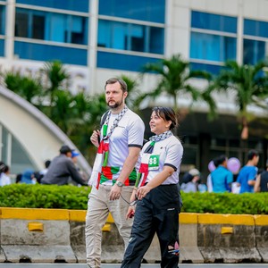 Race photo from WALK FOR PALESTINE