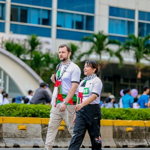 Race photo from WALK FOR PALESTINE
