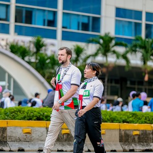 Race photo from WALK FOR PALESTINE