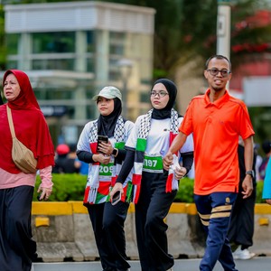 Race photo from WALK FOR PALESTINE