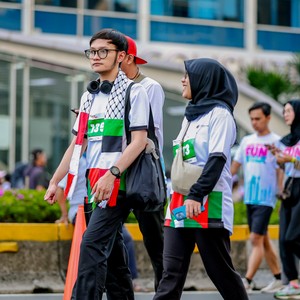 Race photo from WALK FOR PALESTINE