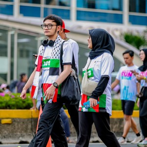 Race photo from WALK FOR PALESTINE
