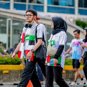 Race photo from WALK FOR PALESTINE