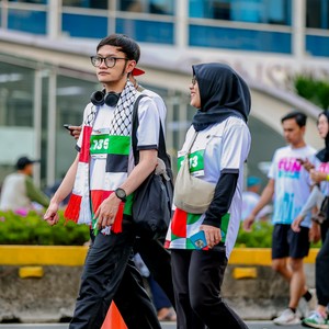 Race photo from WALK FOR PALESTINE